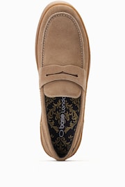 Base London Natural Claude Slip-On Penny Loafers - Image 4 of 6