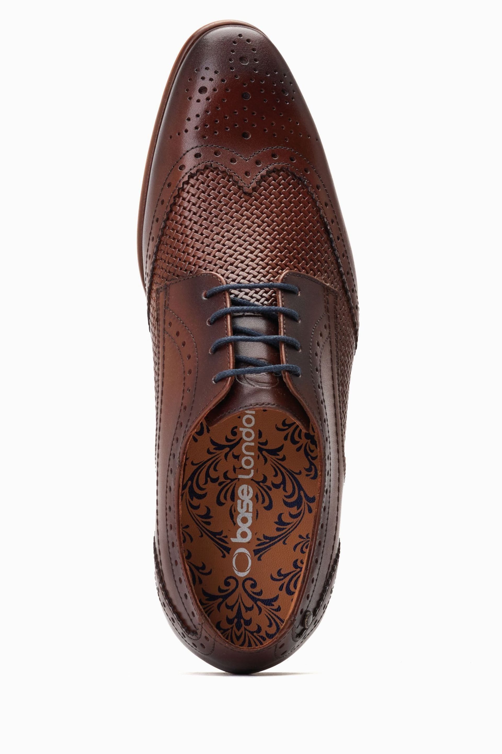 Base London Falcone Lace Up Brogue Shoes - Image 4 of 6