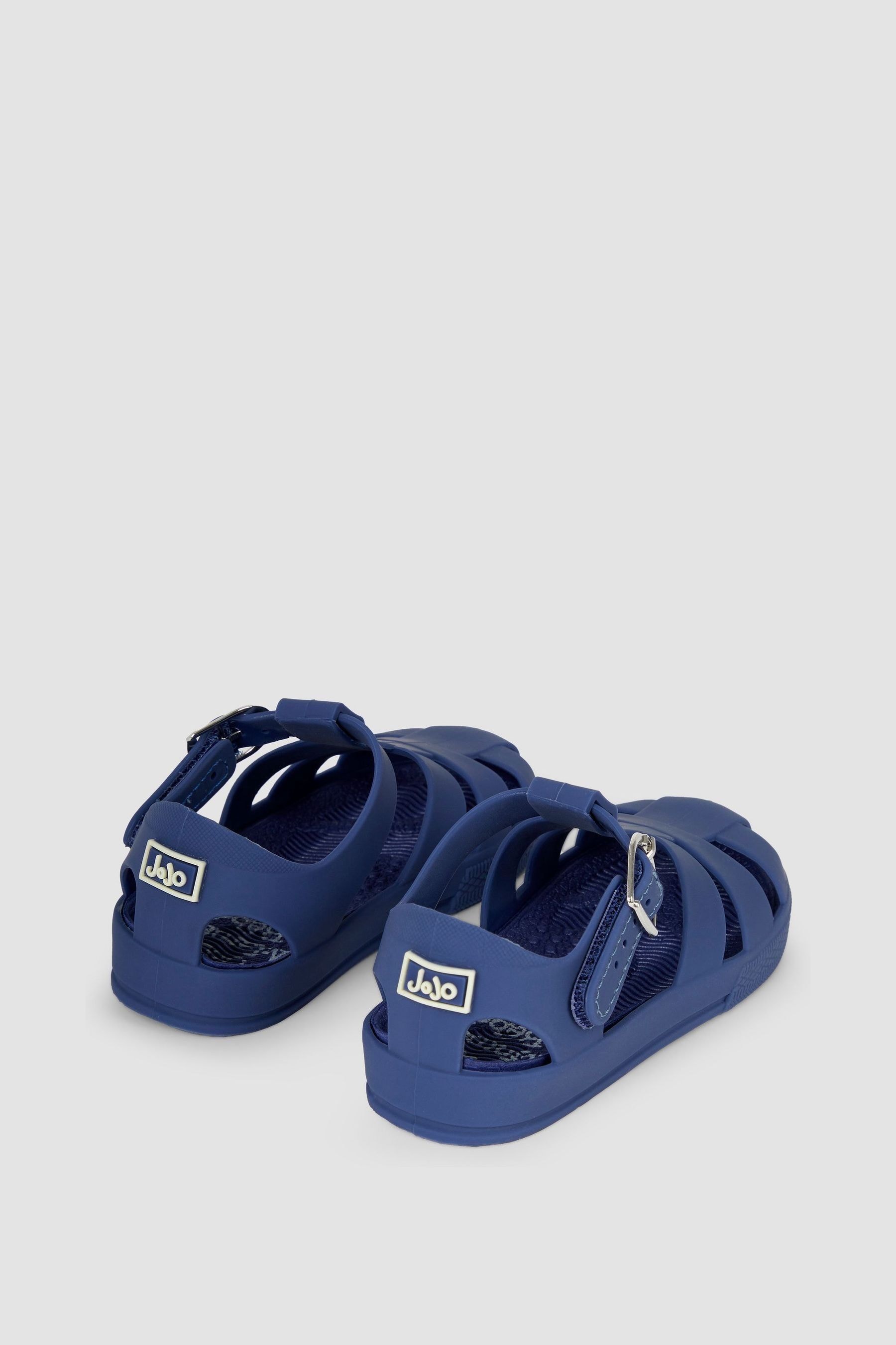 JoJo Maman Bebe Navy Jelly Sandals