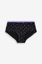 Grey/White/Black Bright Prints Hipster Briefs 7 Pack (2-16yrs) - Image 4 of 10