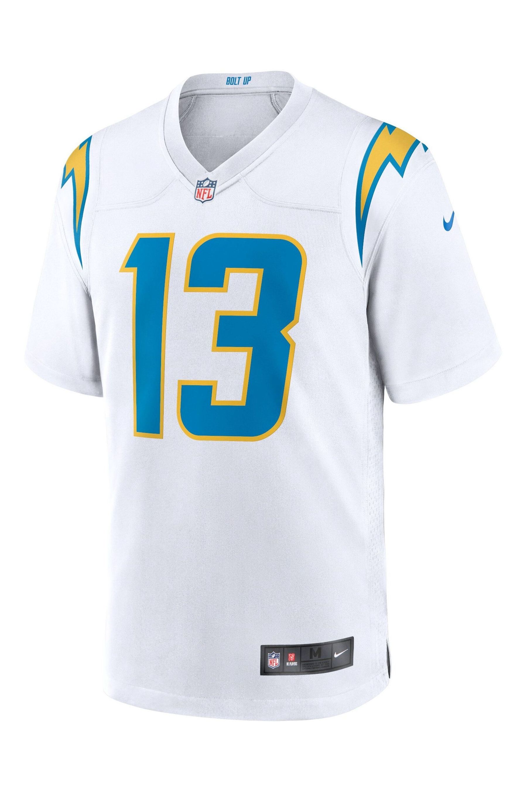 Black and white chargers jersey store