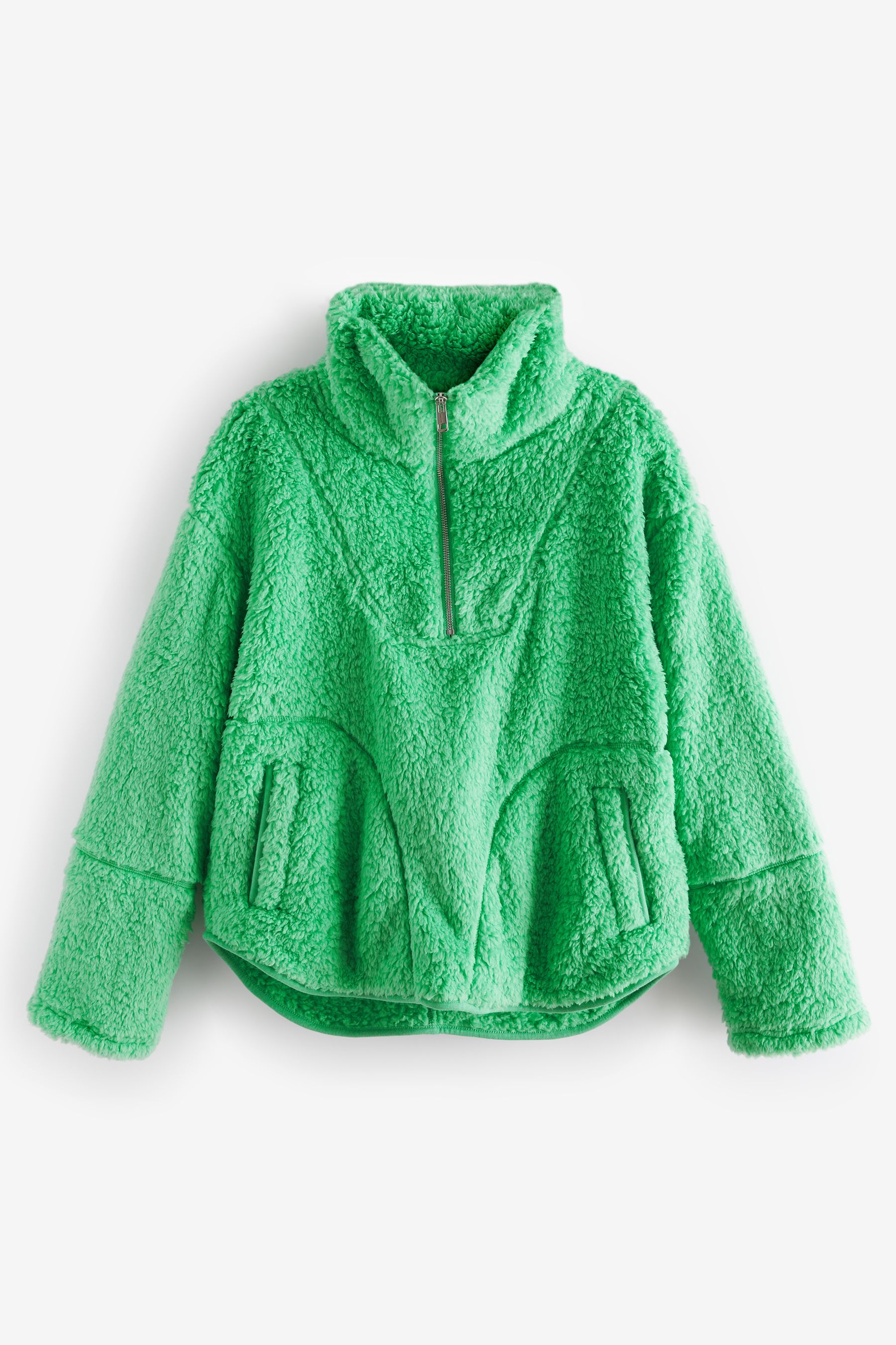 Mint green sales fleece jacket