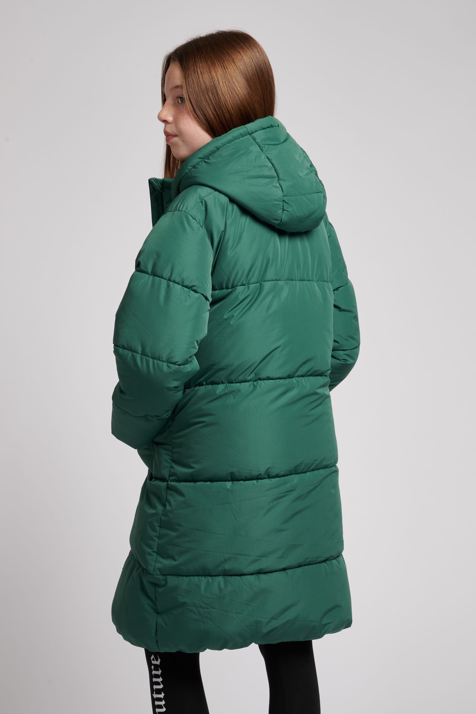 Buy Juicy Couture Girls Green Longline Puffer Coat from Next Luxembourg