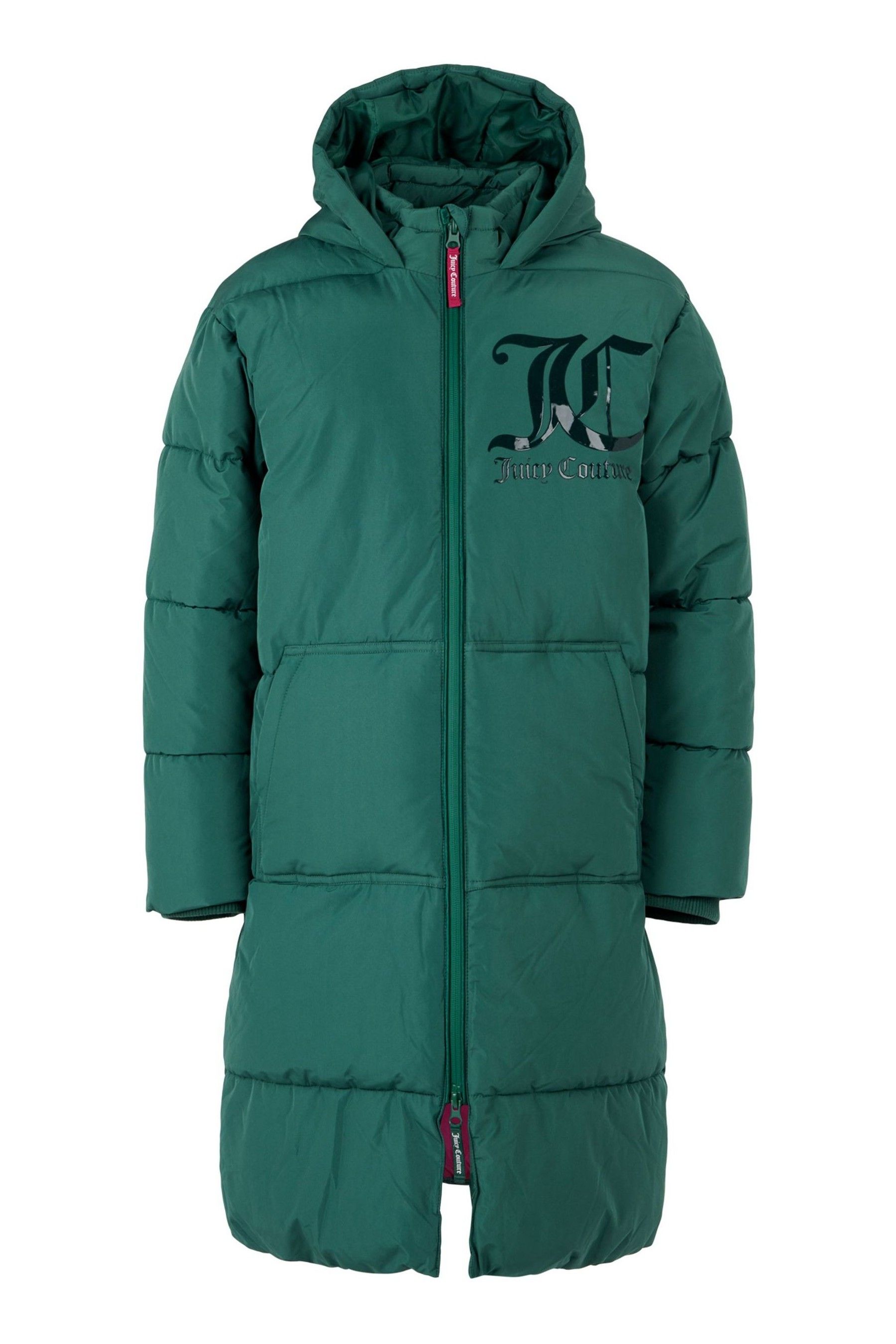 Buy Juicy Couture Girls Green Longline Puffer Coat from Next Luxembourg