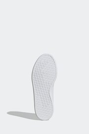 adidas White Sportswear Advantage Trainers - Image 8 of 11
