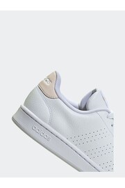 adidas White Sportswear Advantage Trainers - Image 10 of 11