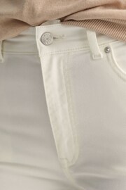 GANT White Slim Fit Ankle Grazer Jeans - Image 6 of 9