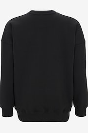 Mint Velvet Black Fleetwood Mac 100% Cotton Sweatshirt - Image 4 of 4