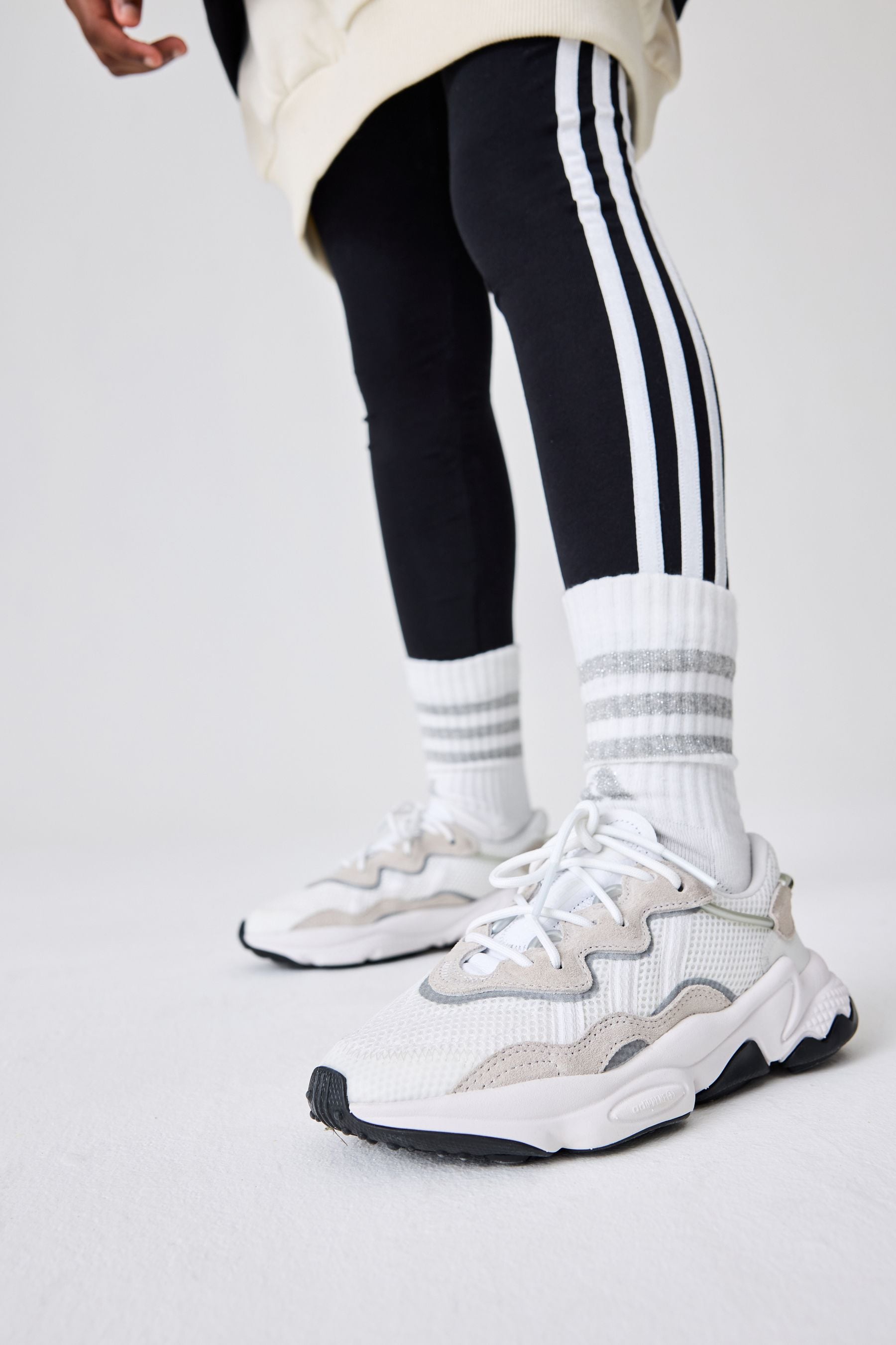 Adidas Originals White Ozweego Trainers