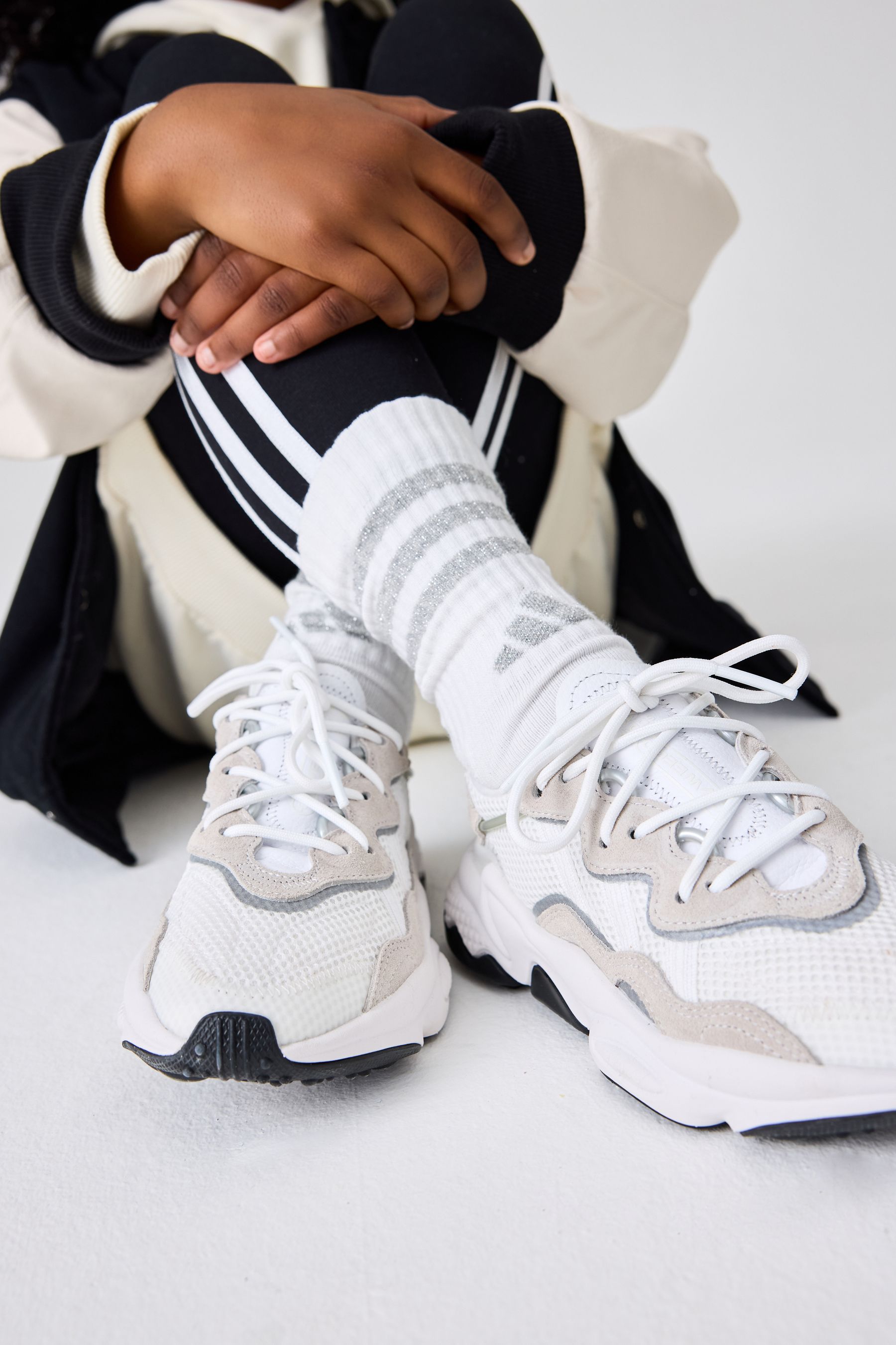 Buy adidas Originals White Ozweego Trainers from Next Cyprus