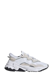 adidas Originals White Ozweego Trainers - Image 4 of 12