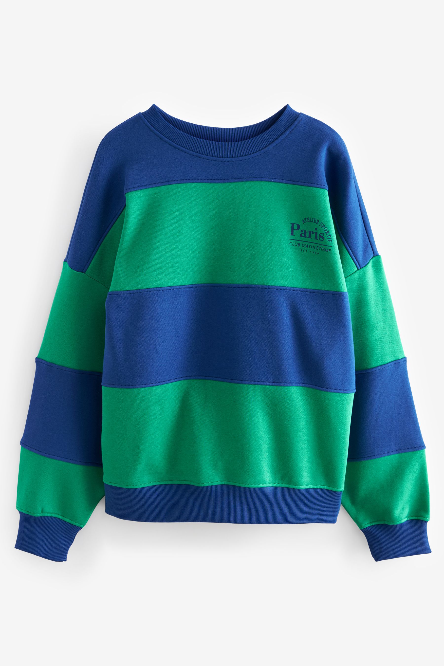 Blue green sweatshirt discount