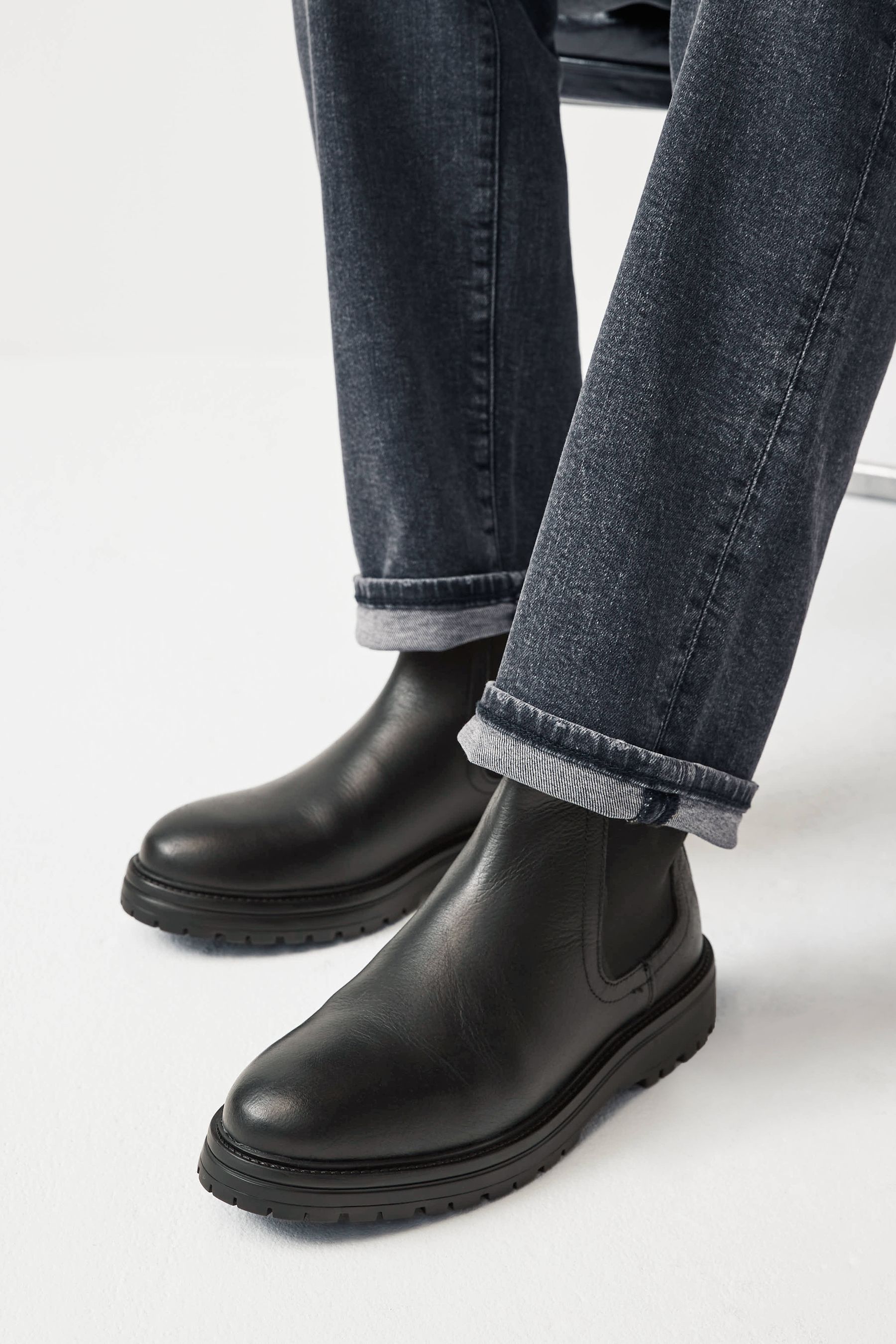 Black chelsea hot sale boots next