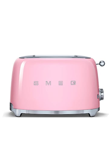 Smeg Pink 2 Slice Toaster