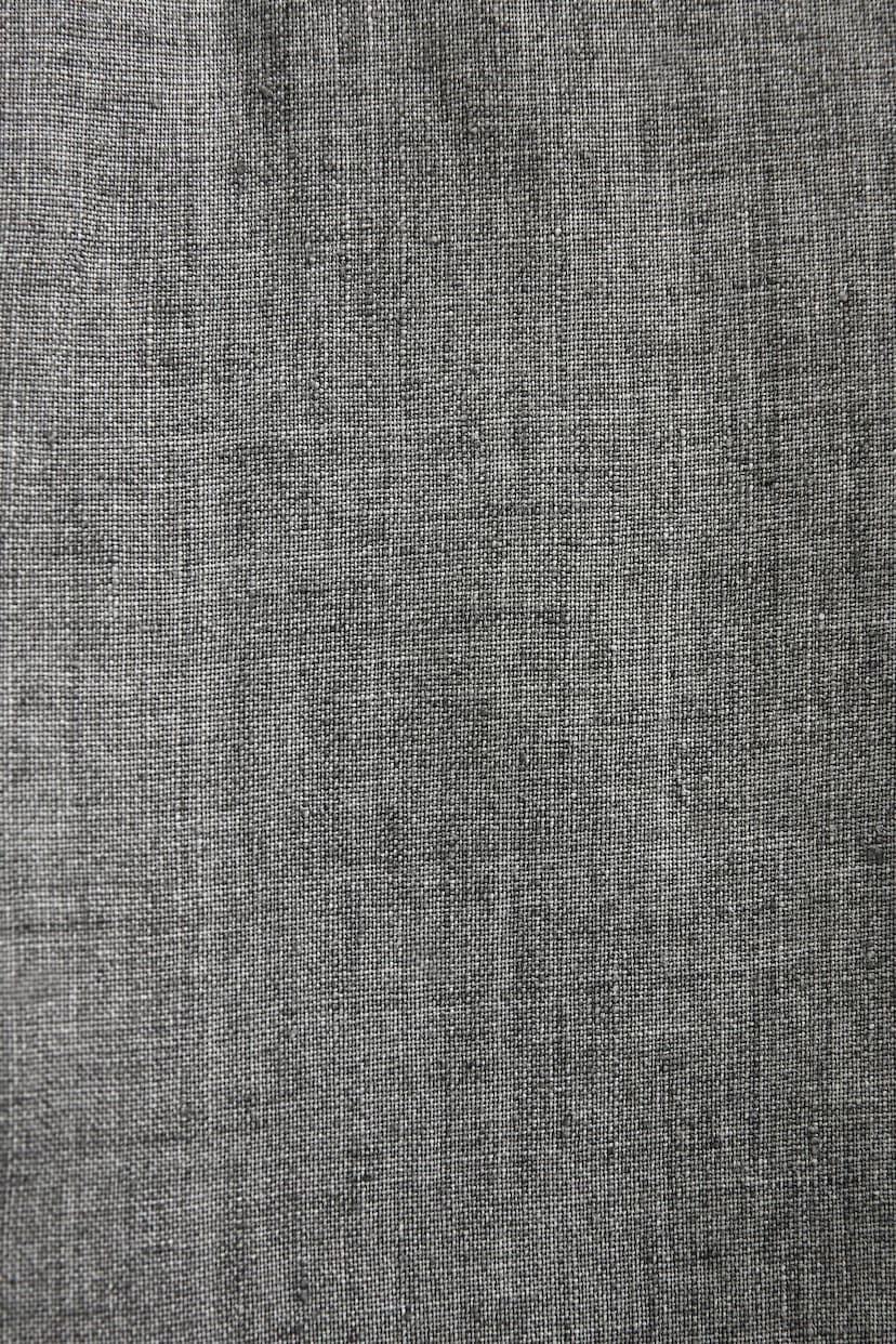 Light Grey Slim Fit Signature Leomaster Linen Suit: Trousers - Image 9 of 11