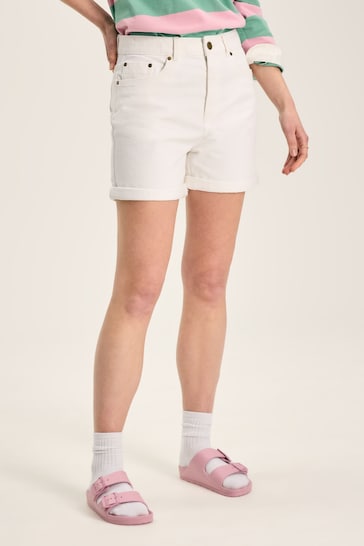Joules White Denim Shorts