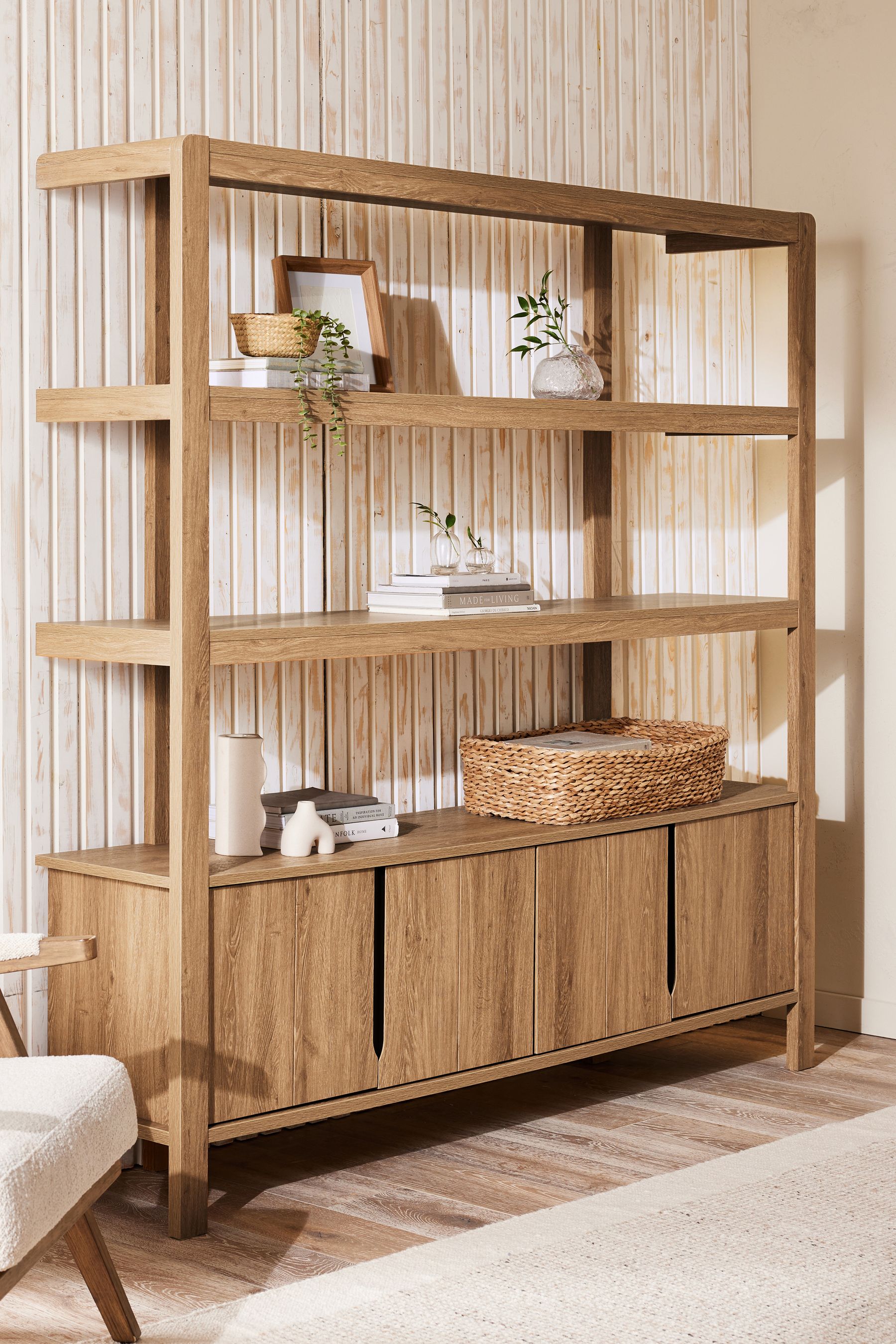 Buy Natural Dexter Oak Effect Wide Shelf from the Next UK online shop
