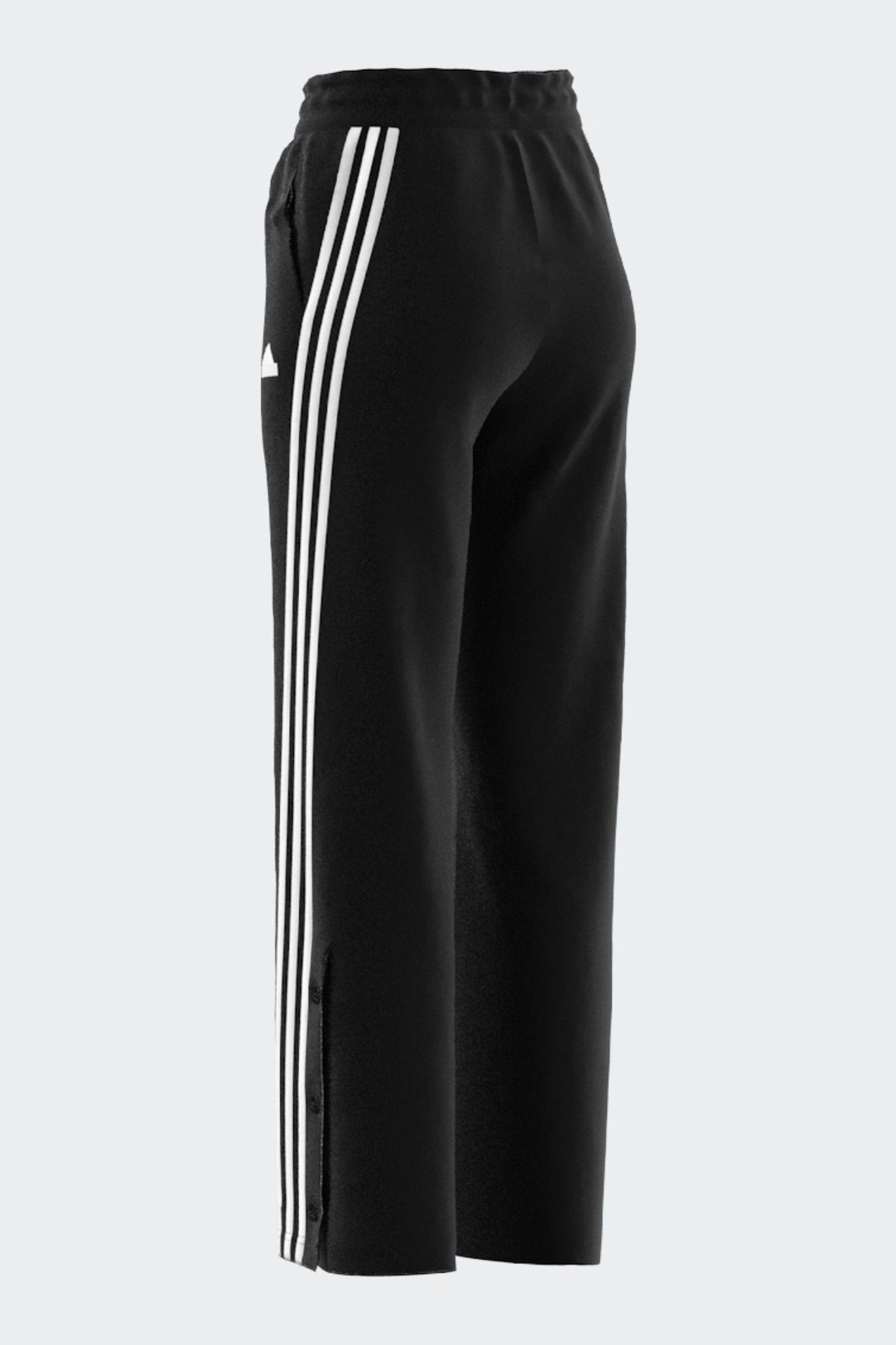 Buy adidas Black Iconic 3 Stripe Button Joggers from the Next UK