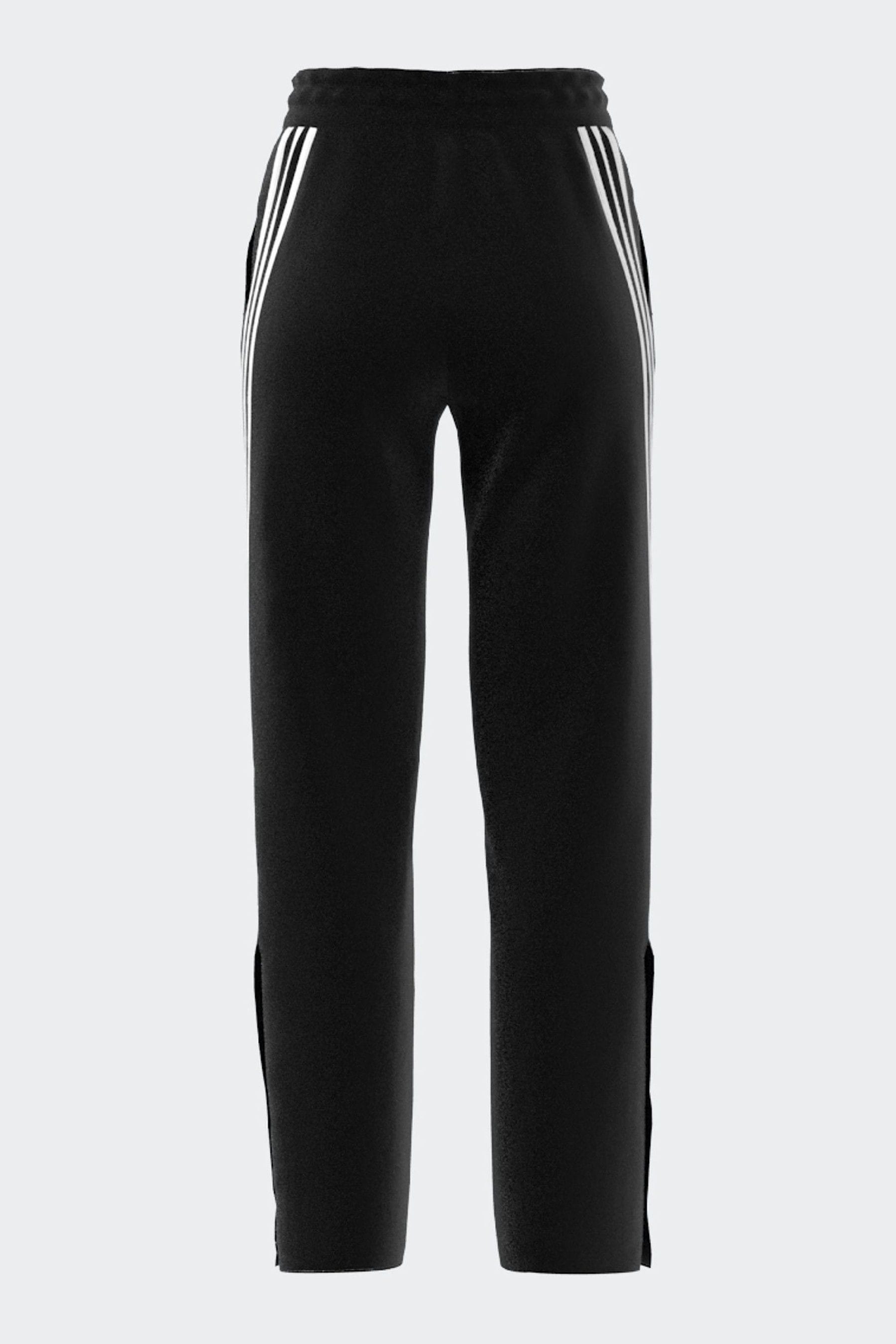 Buy adidas Black Iconic 3 Stripe Button Joggers from the Next UK