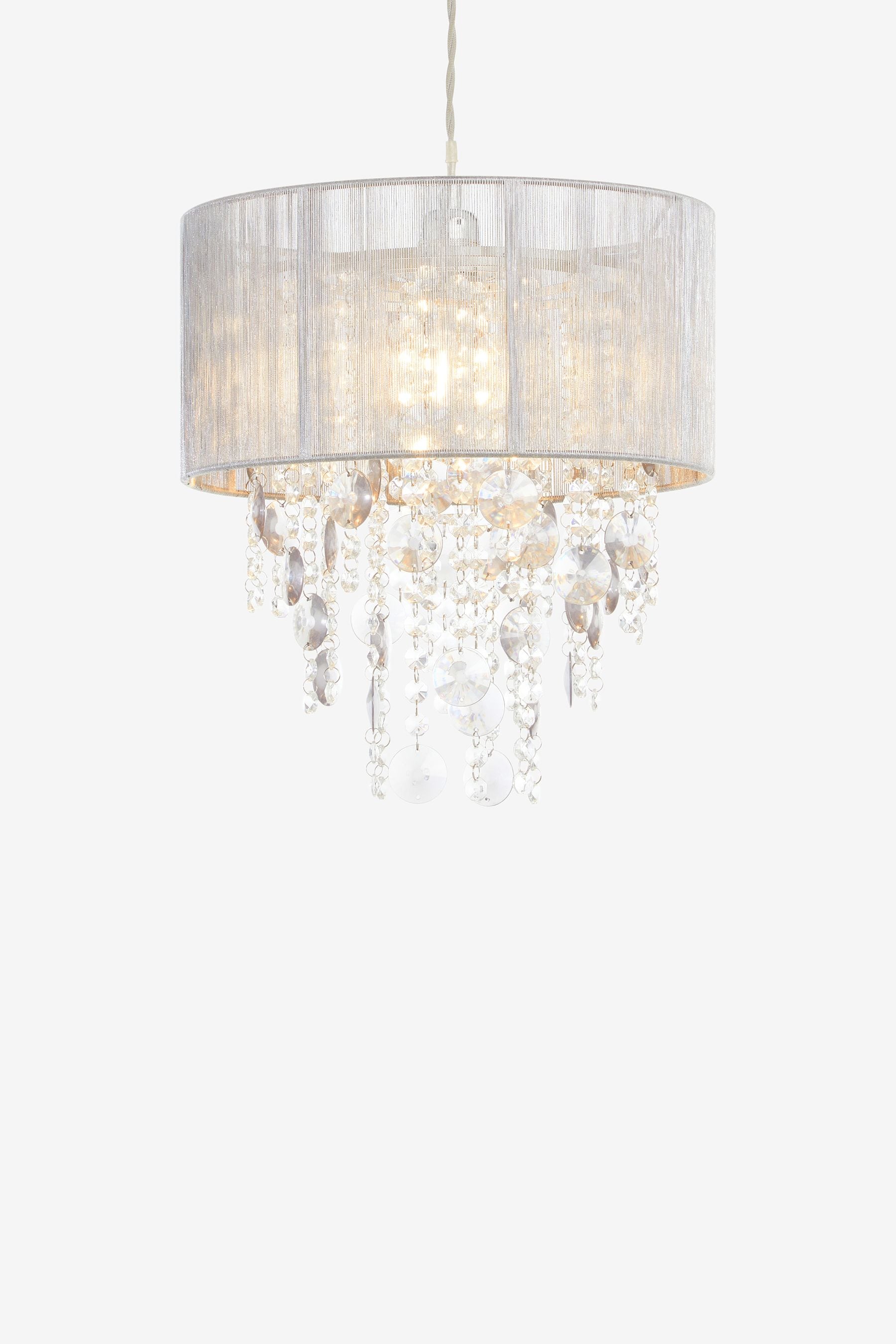 Grey Palazzo Easy Fit Pendant Lamp Shade
