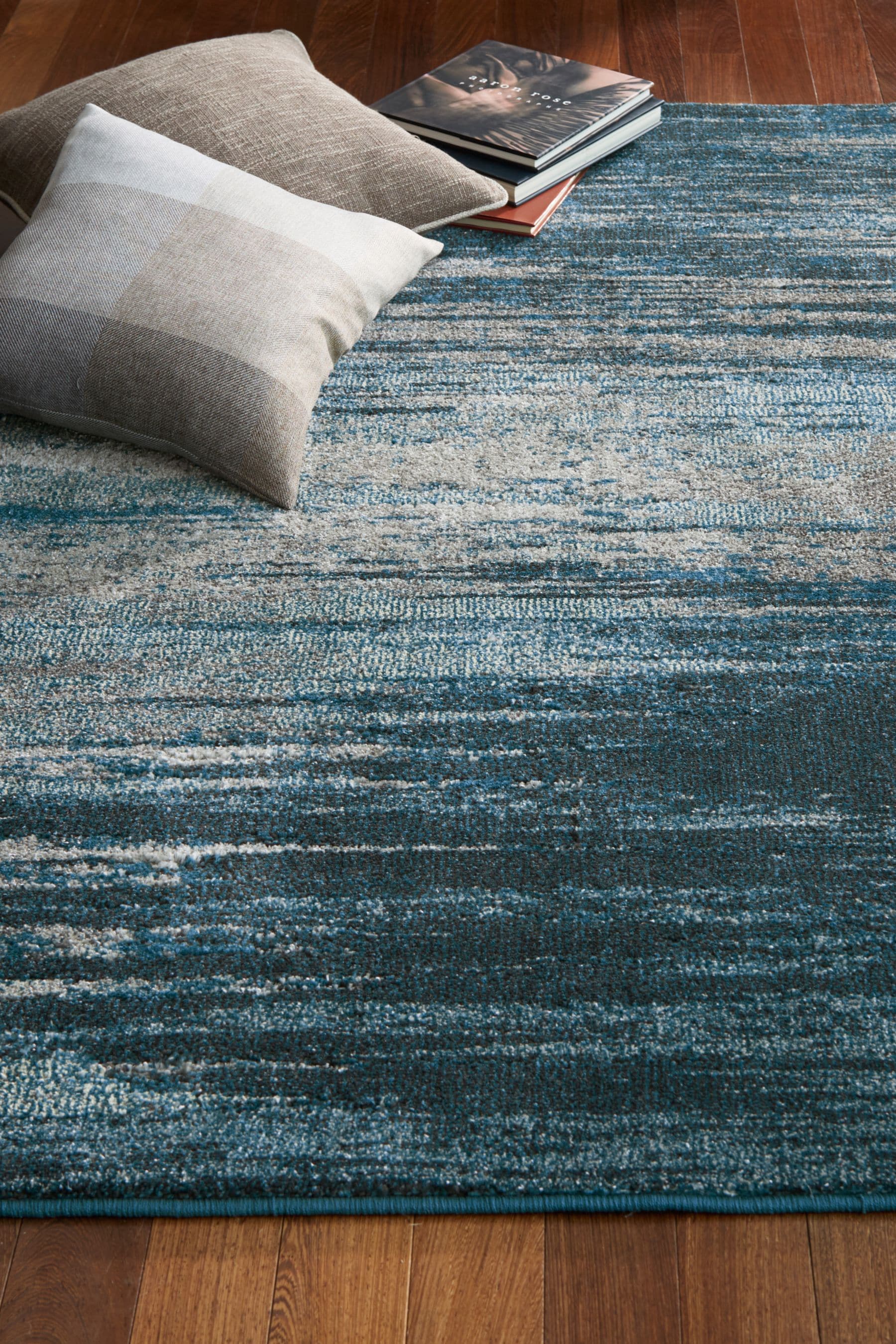 Teal and grey rug discount