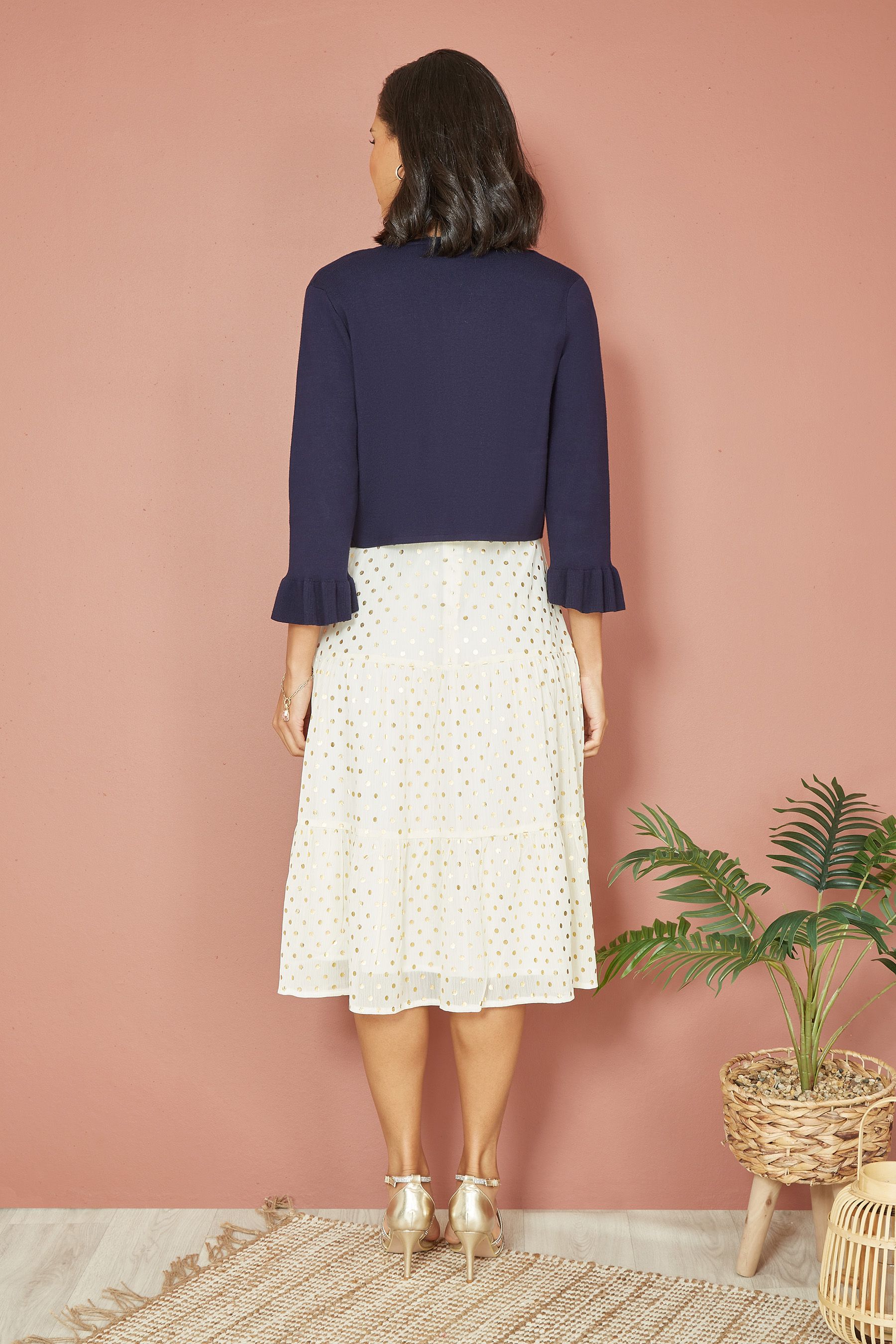 Cardigan with bell sleeves shop