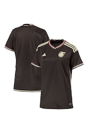 adidas Brown 2023 Jamaica Away Shirt Womens - Image 1 of 3