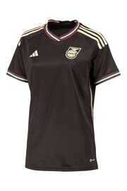 adidas Brown 2023 Jamaica Away Shirt Womens - Image 2 of 3