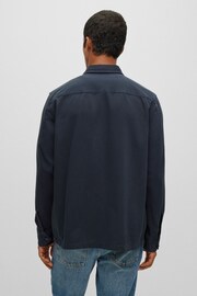 BOSS Blue Lovelock Shirt - Image 4 of 8