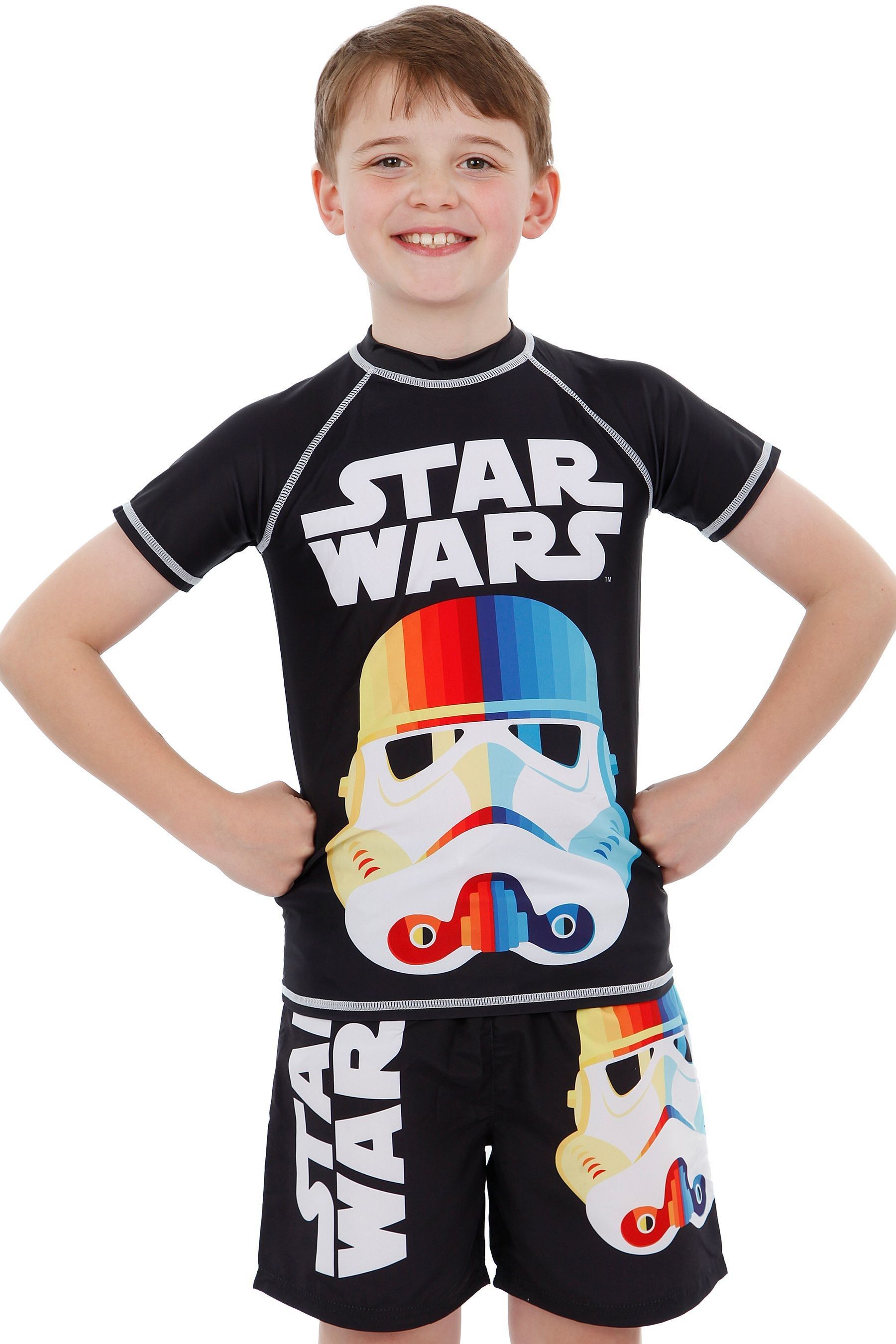 Buy Character Black Star Wars Stormtrooper Swim Set from the Next UK online shop