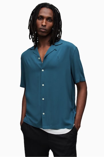 AllSaints Blue Venice Shirt