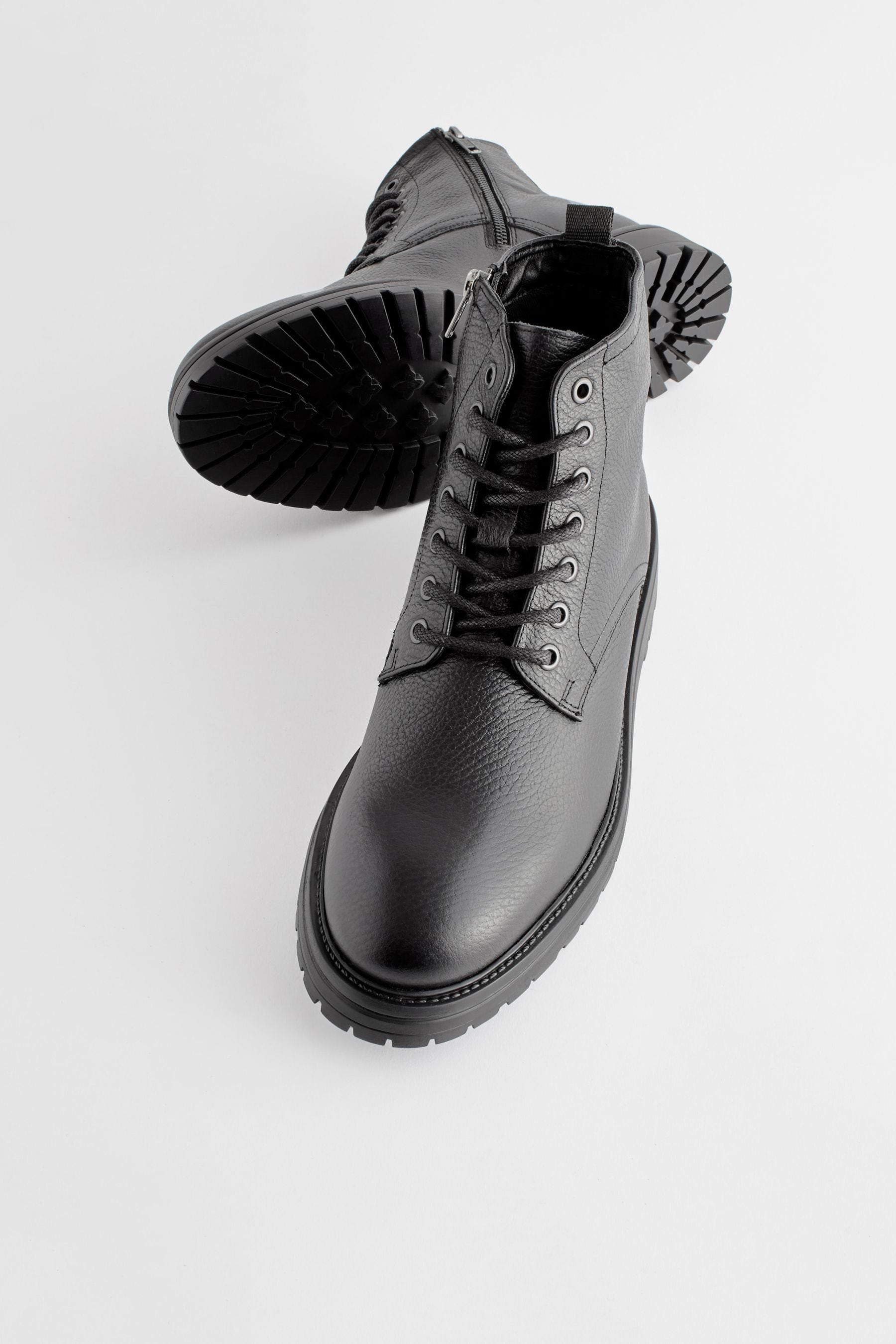 Next mens black boots cheap