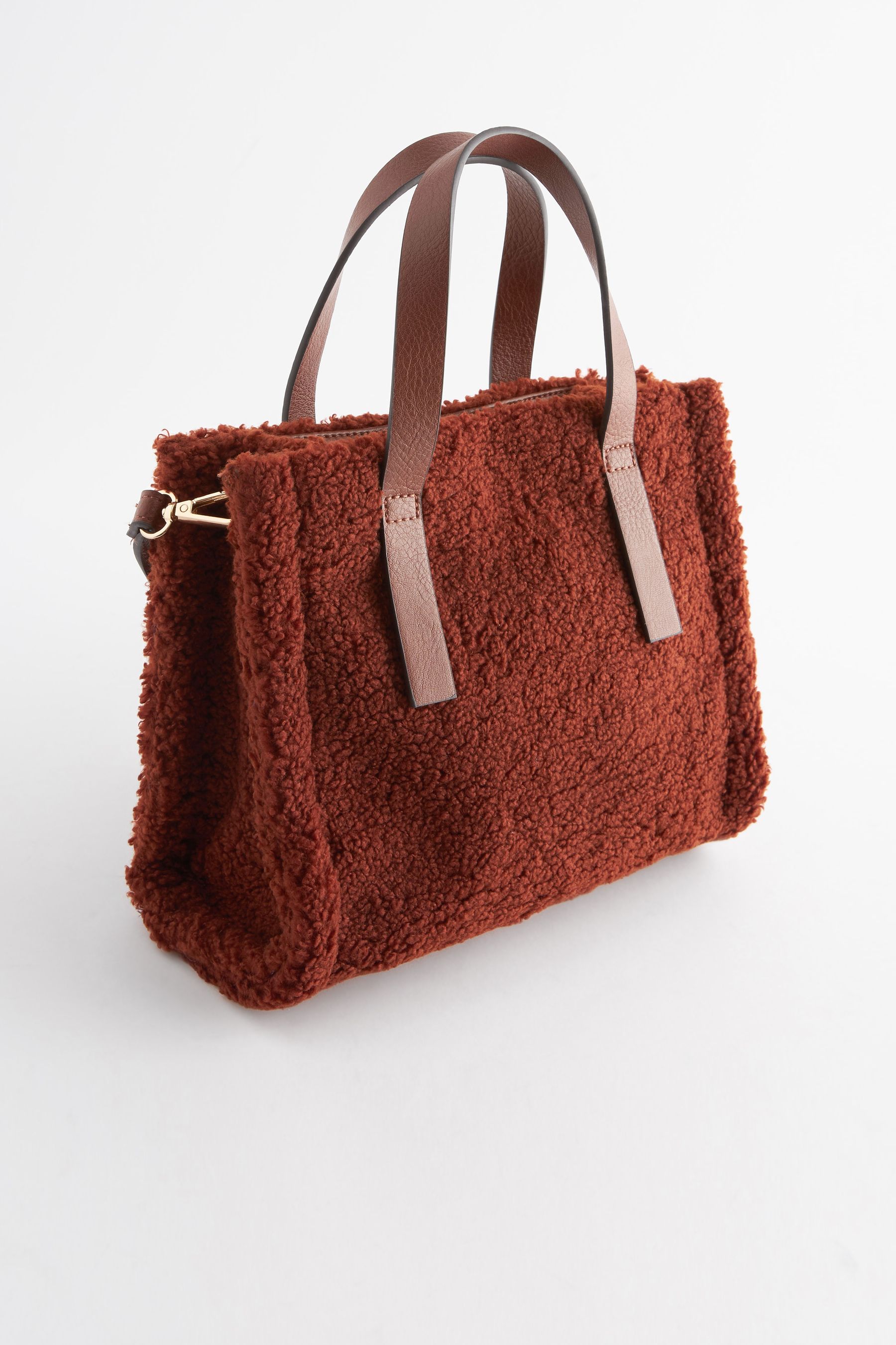 Faux fur best sale tote bag