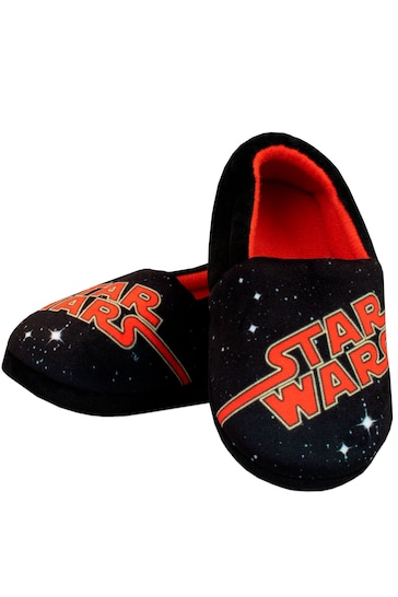 Character Black Star Wars Slippers