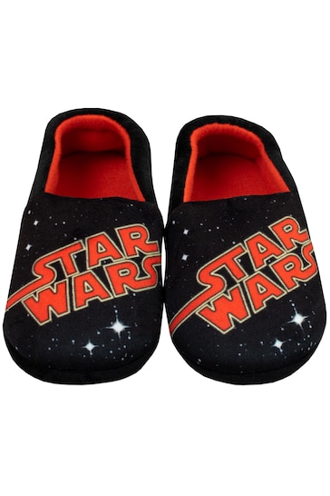Character Black Star Wars Slippers