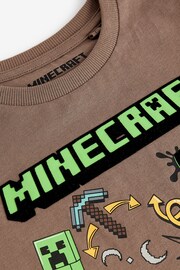 Brown Licensed Minecraft Gaming T-Shirt (4-16yrs) - Image 3 of 3