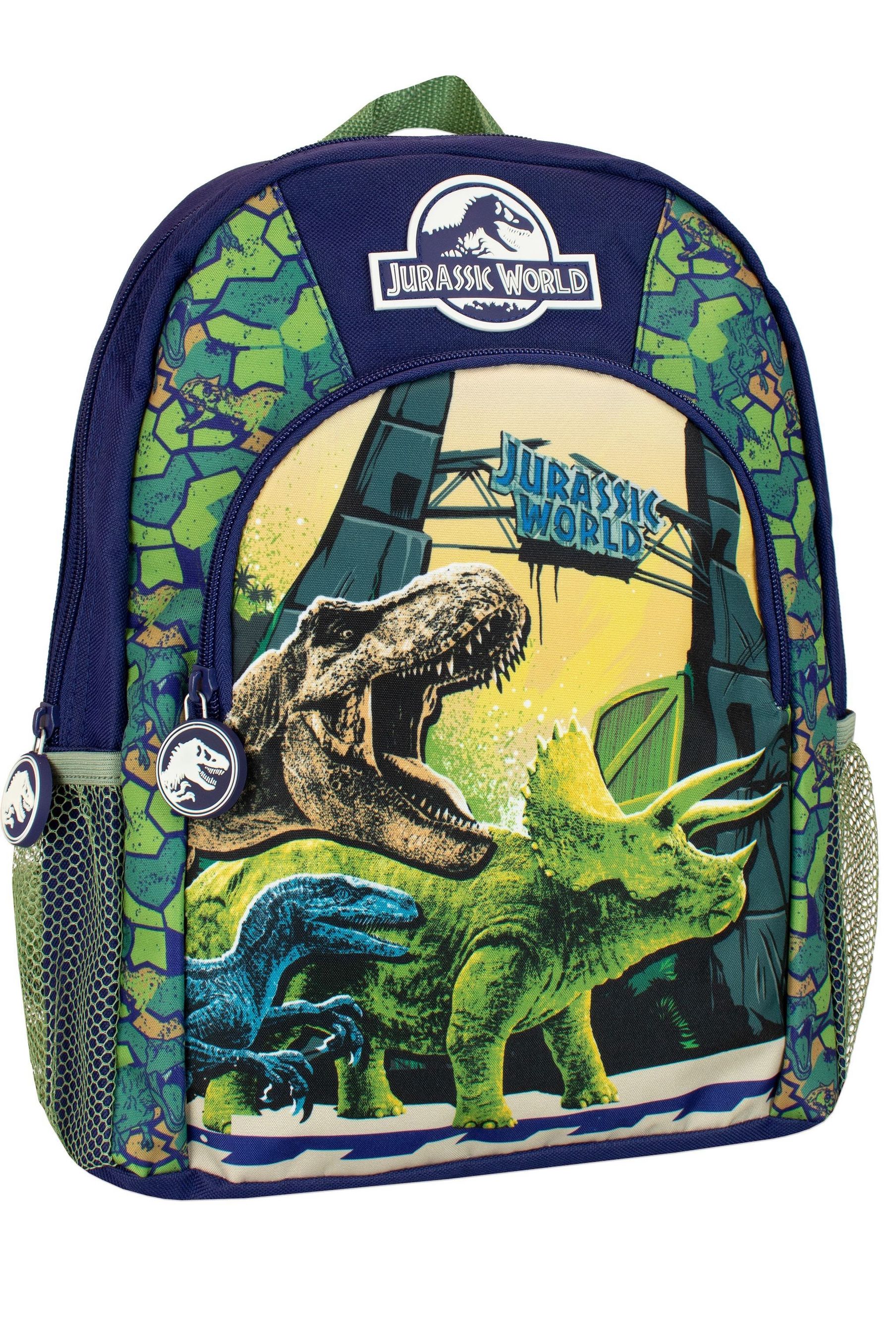 Character Blue Camouflage Disney Jurassic World Dinosaur Camouflage Backpack one Boys