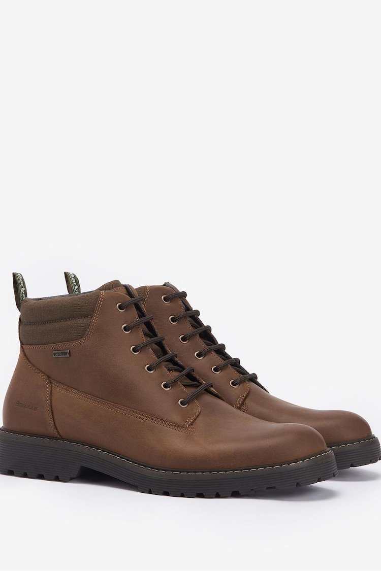 Barbour® Dark Brown Hector Waterproof Derby Boots - Image 2 of 5