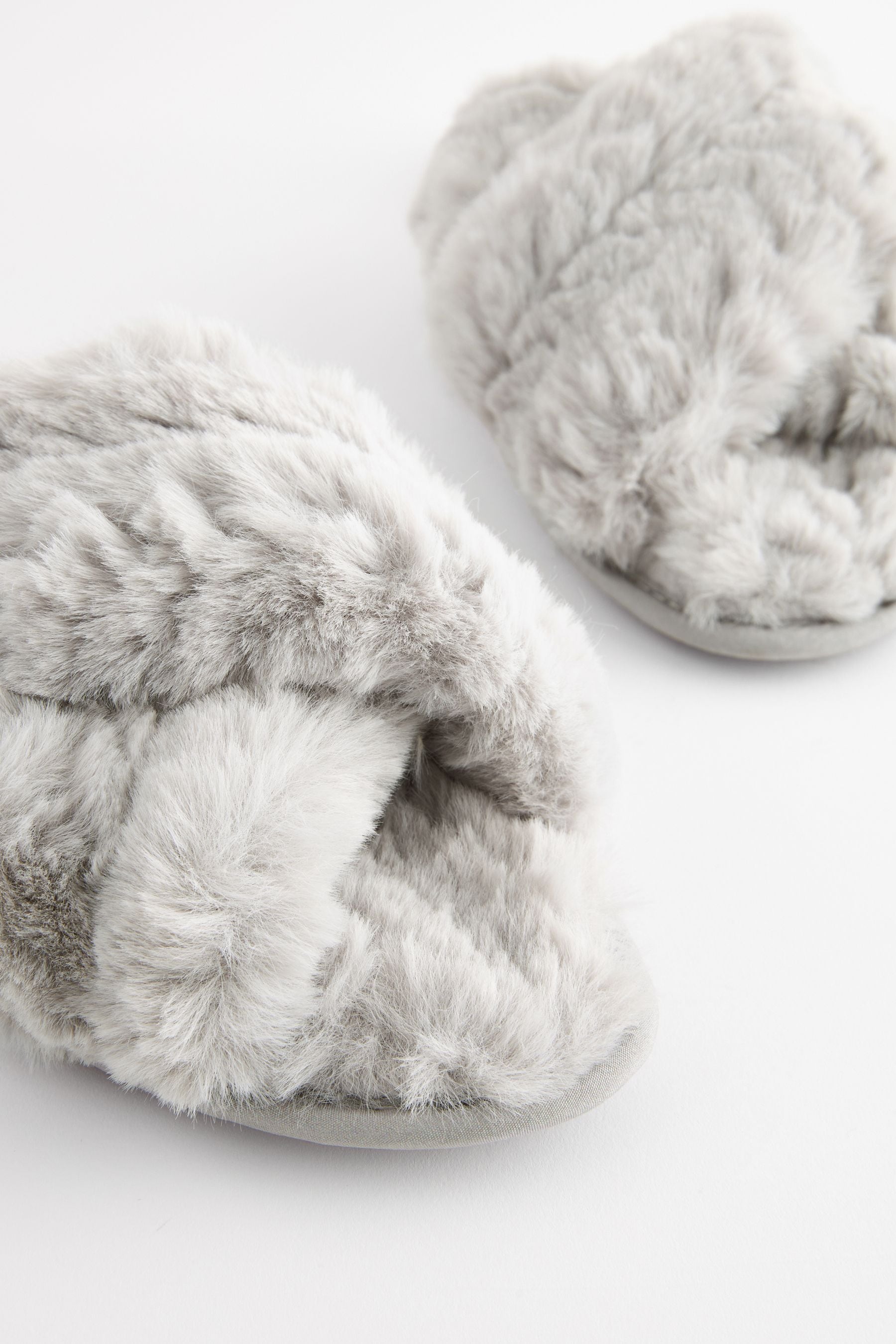 Next fluffy slippers store