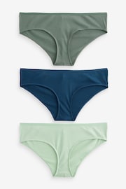 Green Hipster Cotton Rib Knickers 3 Pack - Image 5 of 9