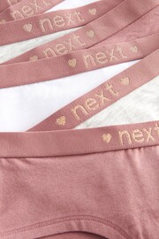 Grey/Pink/White Sparkle Waistband Hipsters 7 Pack (2-16yrs) - Image 3 of 3