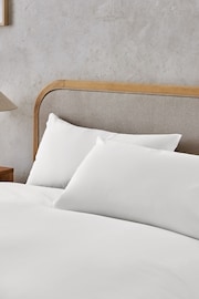 White 144 Thread Count 100% Cotton Pillowcases - Image 1 of 1