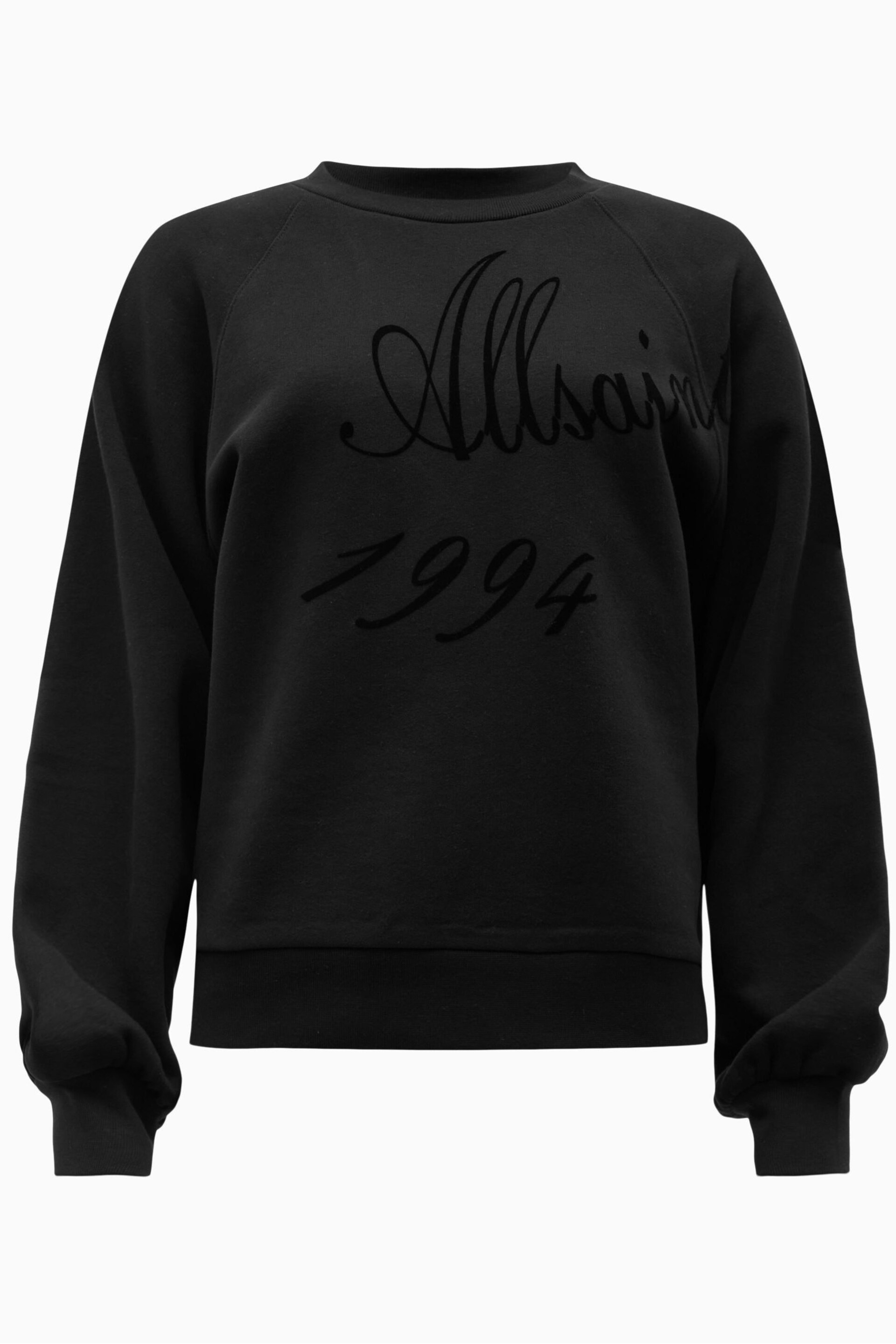 AllSaints Black Dexa Cygni Sweats - Image 6 of 6