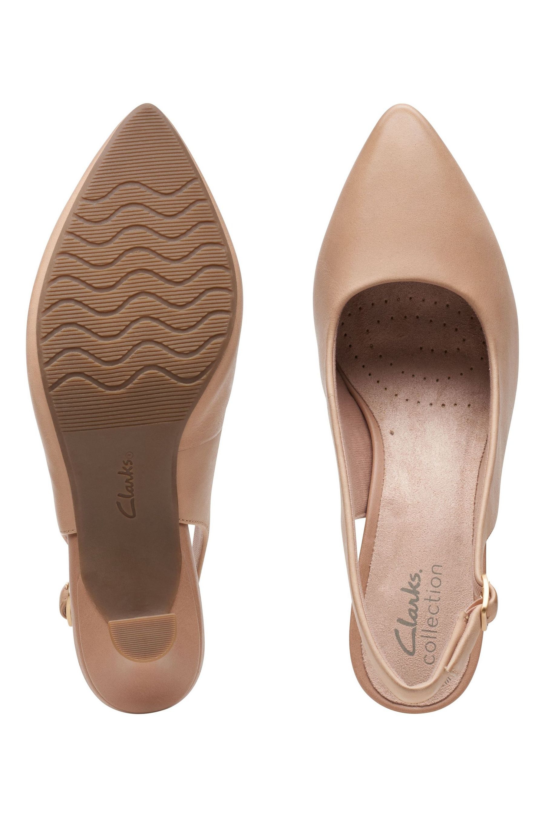 Clarks pink heels hot sale