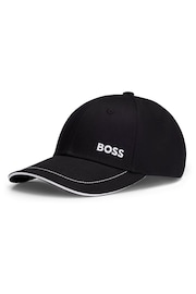 BOSS Black Printed Logo Cap - Image 4 of 5