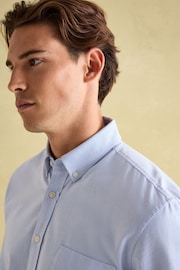 Joules Oxford Blue Classic Fit Shirt - Image 5 of 7