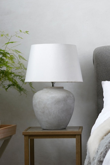 Grey Lydford Large Table Lamp