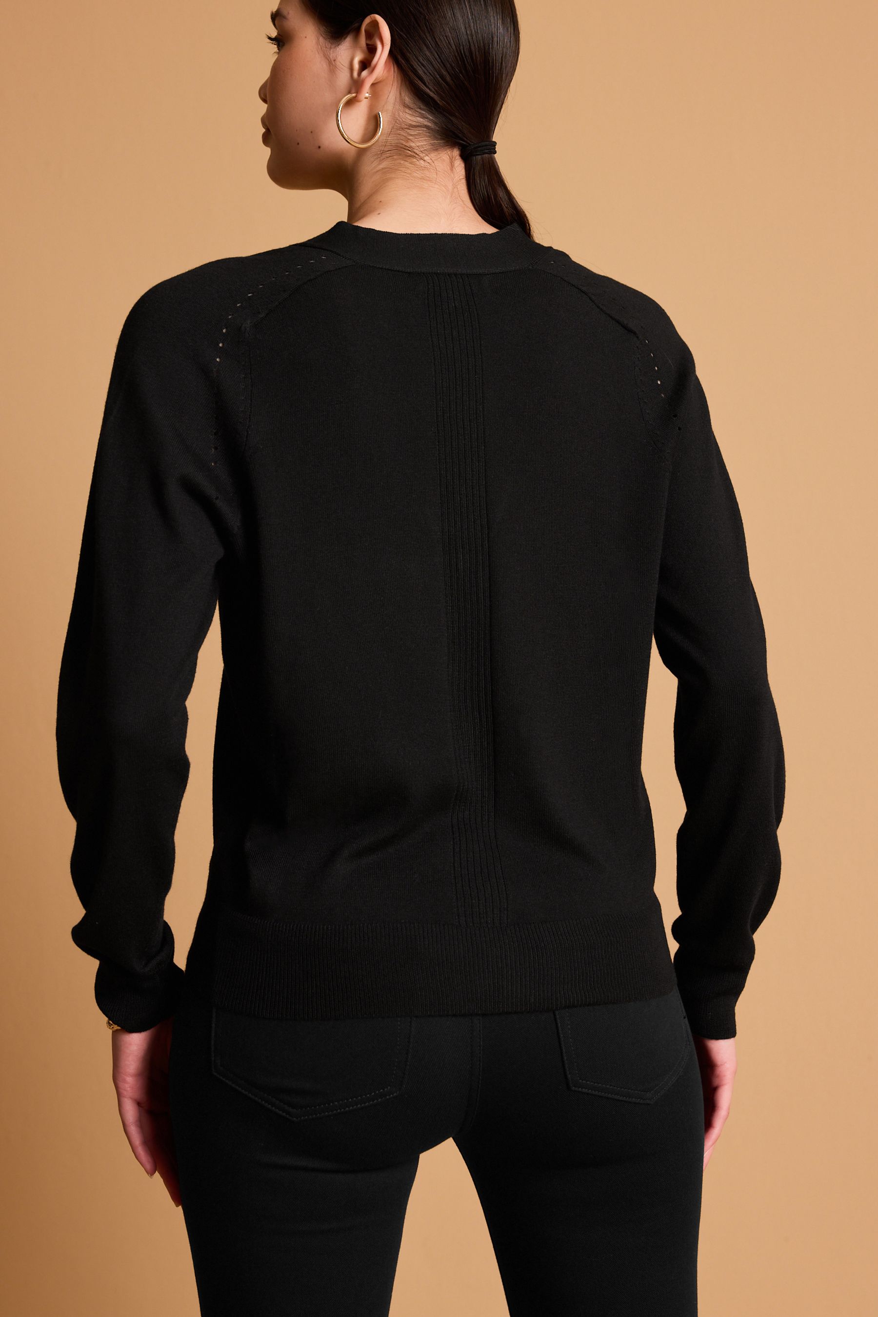 Buy Black - Soft Touch Button Up Knitted Cardigan from Next Ukraine