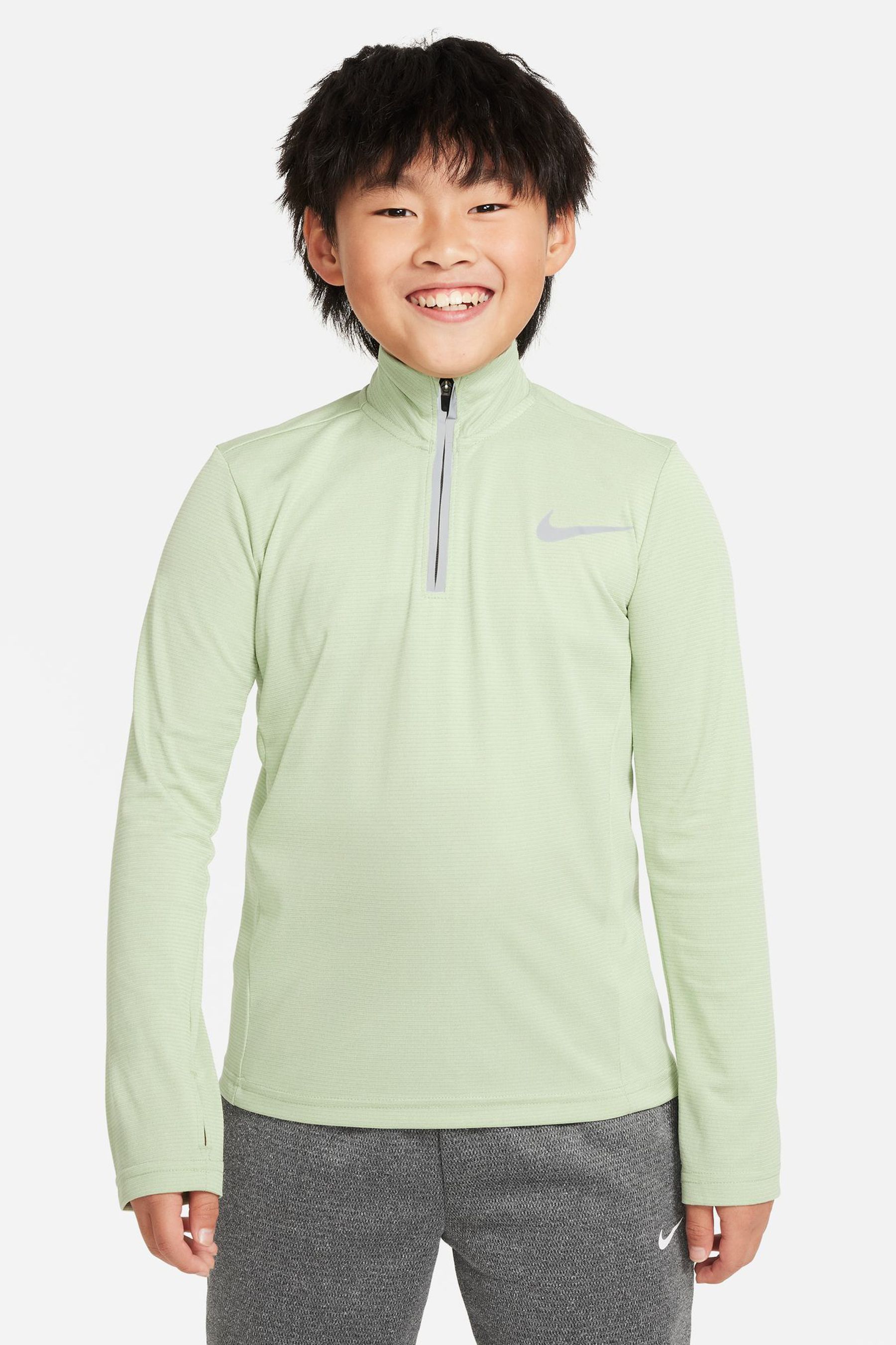 Green nike half zip 2025