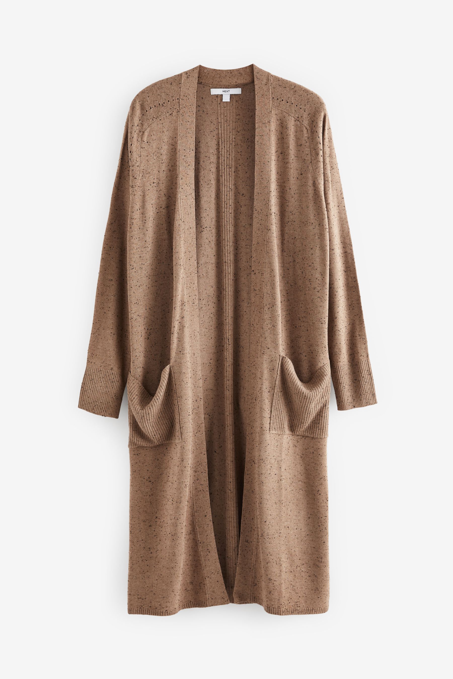Buy Camel Brown Longline Cardigan from Next Oman